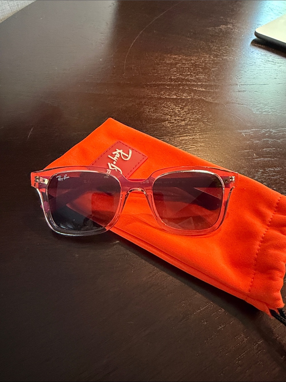 Ray-Ban Kids Pink Junior Wayfarer Sunglasses